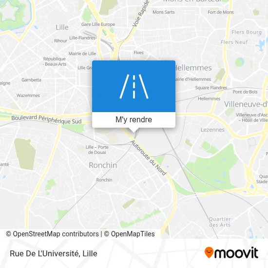 Rue De L'Université plan