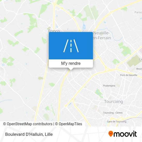 Boulevard D'Halluin plan