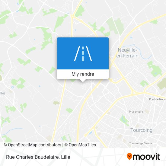 Rue Charles Baudelaire plan