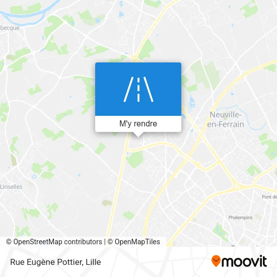 Rue Eugène Pottier plan