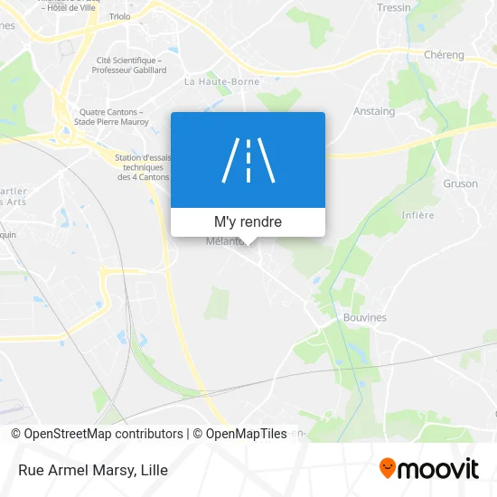 Rue Armel Marsy plan