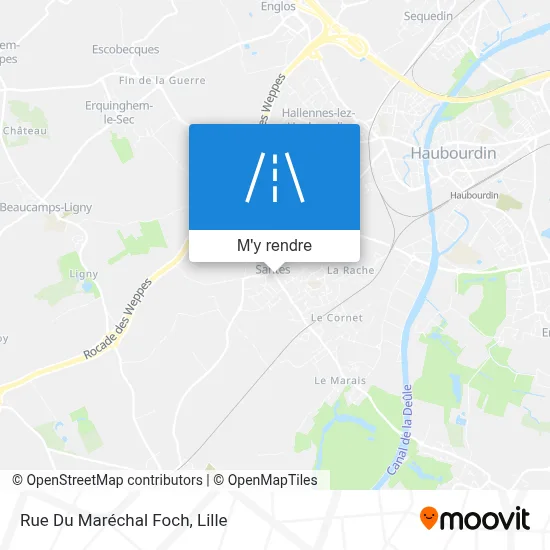 Rue Du Maréchal Foch plan