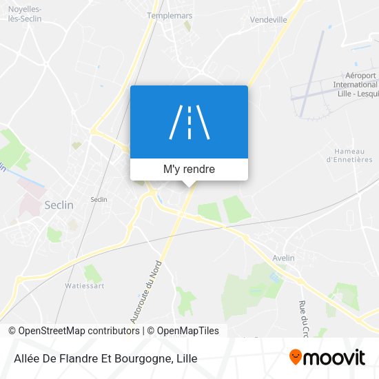 Allée De Flandre Et Bourgogne plan