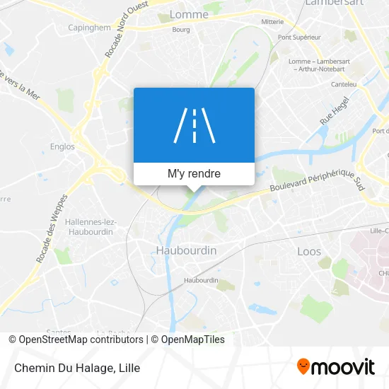 Chemin Du Halage plan