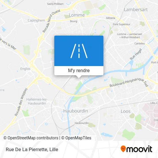 Rue De La Pierrette plan