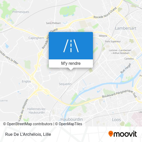 Rue De L'Archélois plan