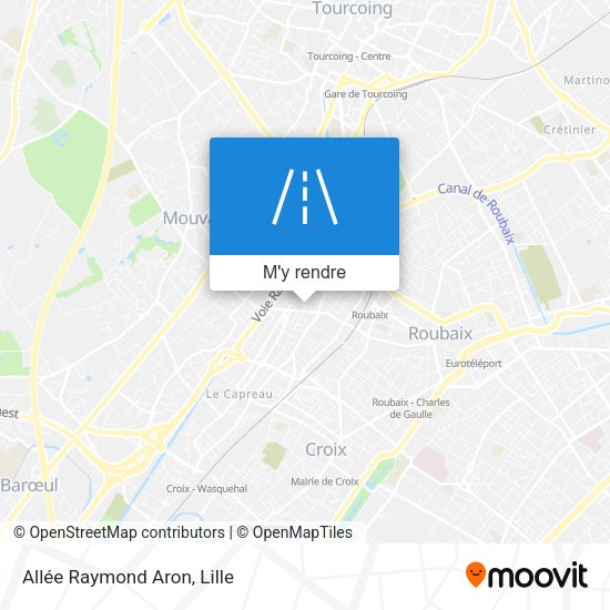Allée Raymond Aron plan