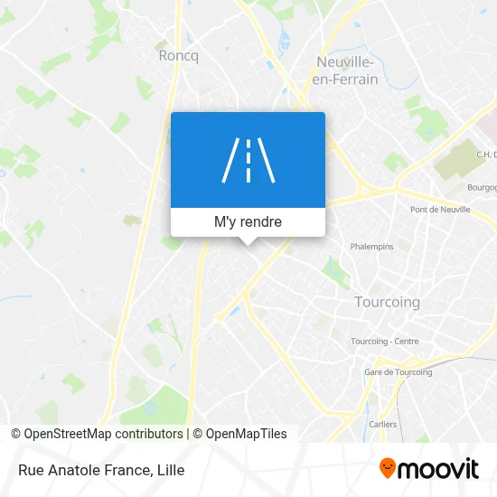 Rue Anatole France plan
