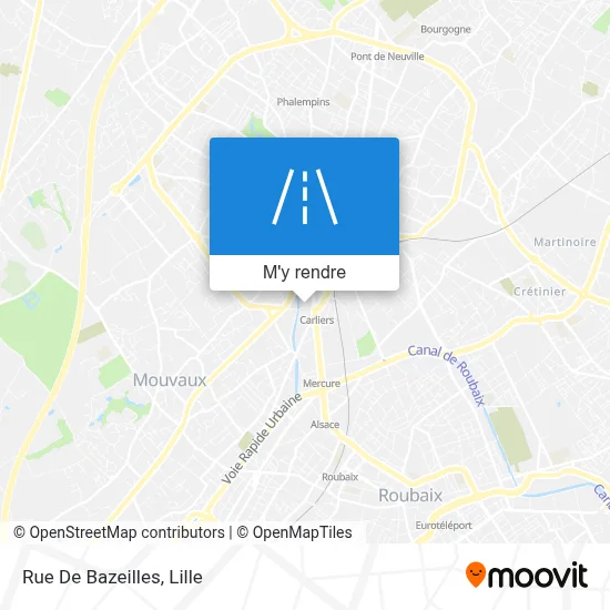 Rue De Bazeilles plan