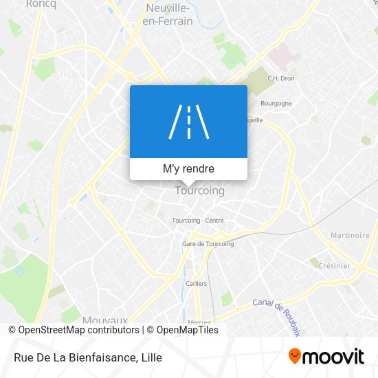 Rue De La Bienfaisance plan