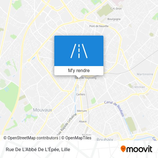 Rue De L'Abbé De L'Épée plan