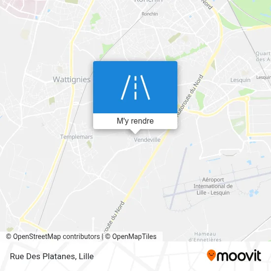 Rue Des Platanes plan