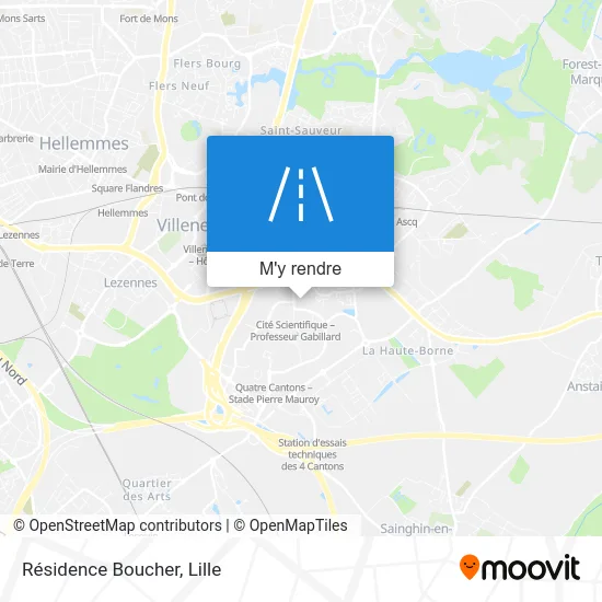 Résidence Boucher plan