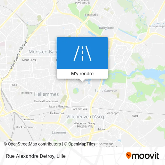 Rue Alexandre Detroy plan