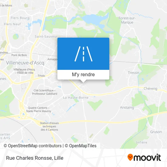 Rue Charles Ronsse plan