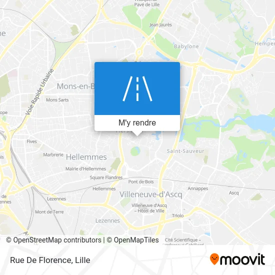 Rue De Florence plan