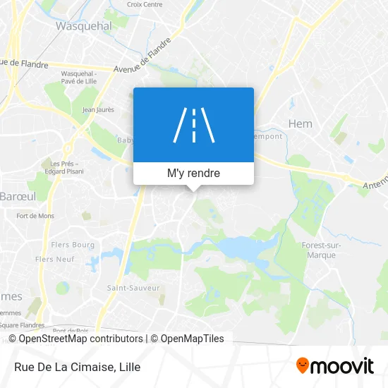 Rue De La Cimaise plan