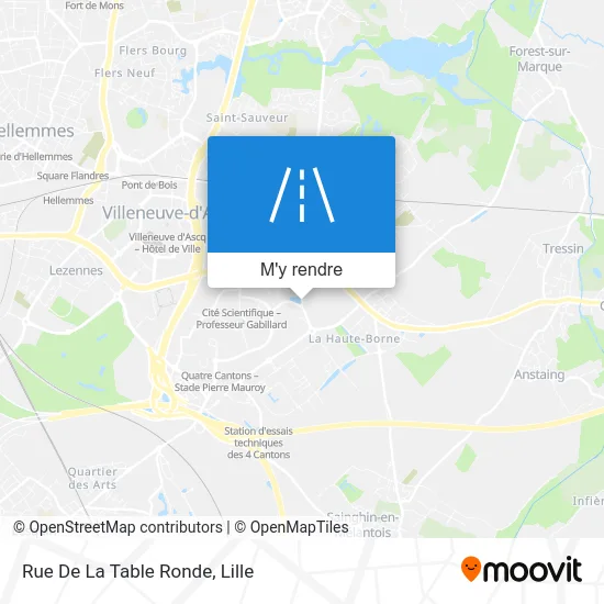 Rue De La Table Ronde plan