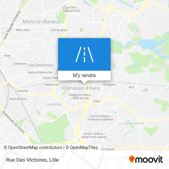 Rue Des Victoires plan