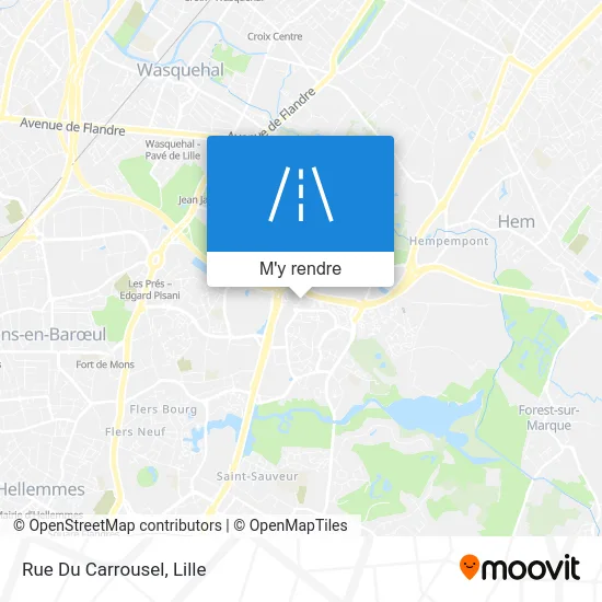 Rue Du Carrousel plan