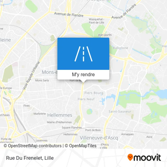 Rue Du Frenelet plan