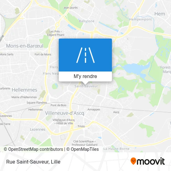 Rue Saint-Sauveur plan