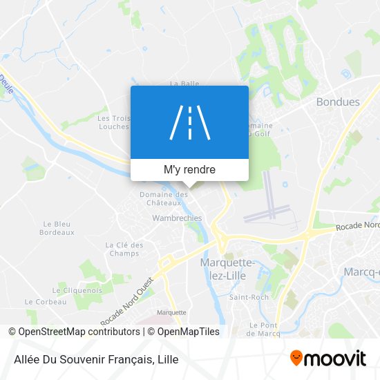 Allée Du Souvenir Français plan