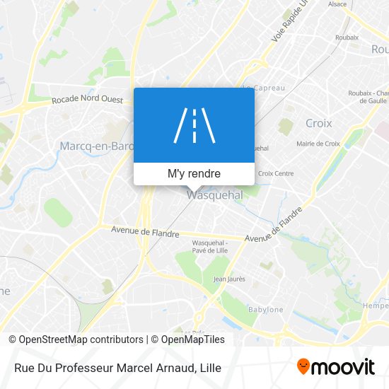 Rue Du Professeur Marcel Arnaud plan