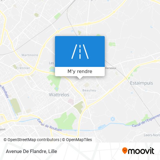 Avenue De Flandre plan