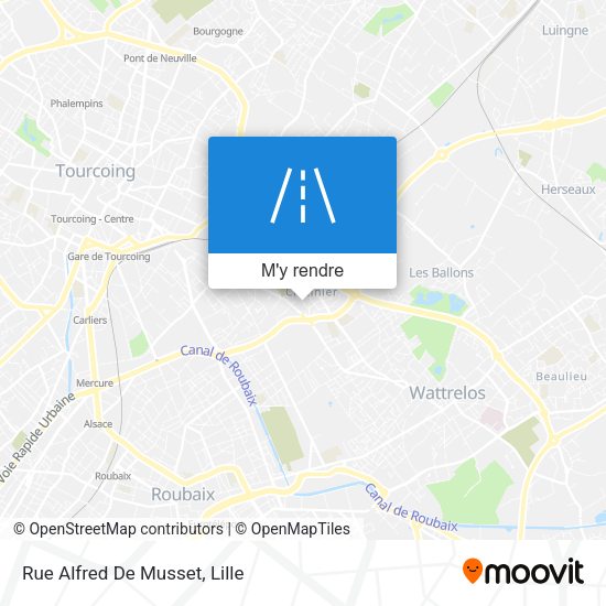 Rue Alfred De Musset plan