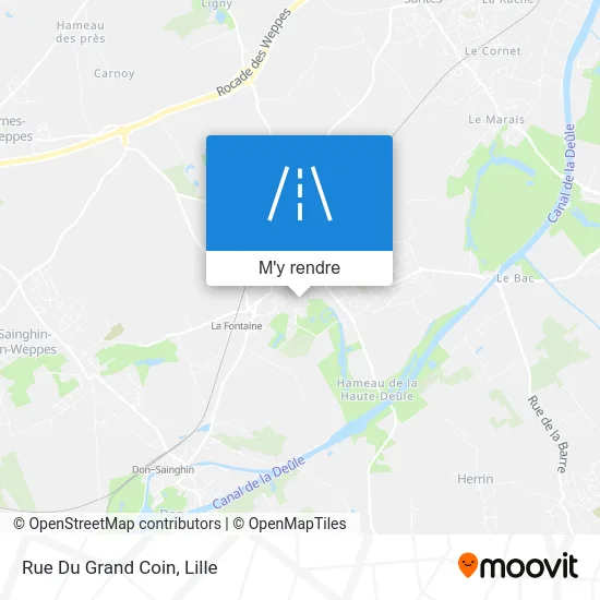 Rue Du Grand Coin plan