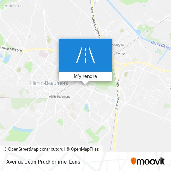 Avenue Jean Prudhomme plan