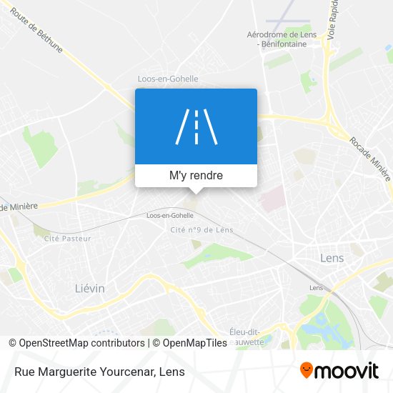 Rue Marguerite Yourcenar plan
