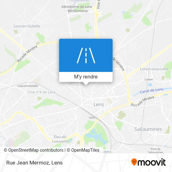 Rue Jean Mermoz plan