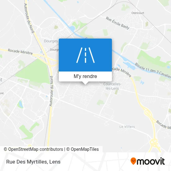Rue Des Myrtilles plan