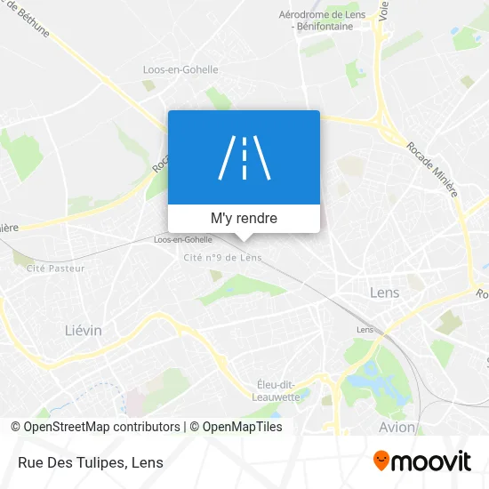 Rue Des Tulipes plan