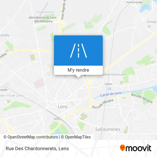 Rue Des Chardonnerets plan