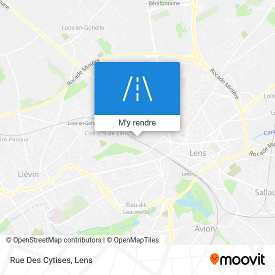 Rue Des Cytises plan