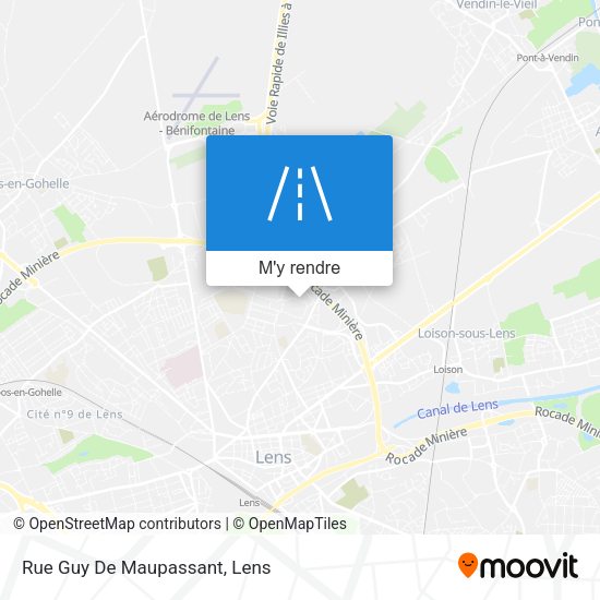 Rue Guy De Maupassant plan