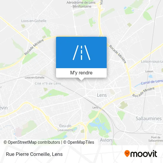 Rue Pierre Corneille plan