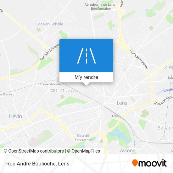 Rue André Boulioche plan