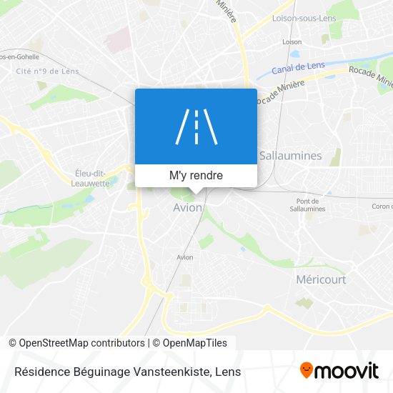 Résidence Béguinage Vansteenkiste plan