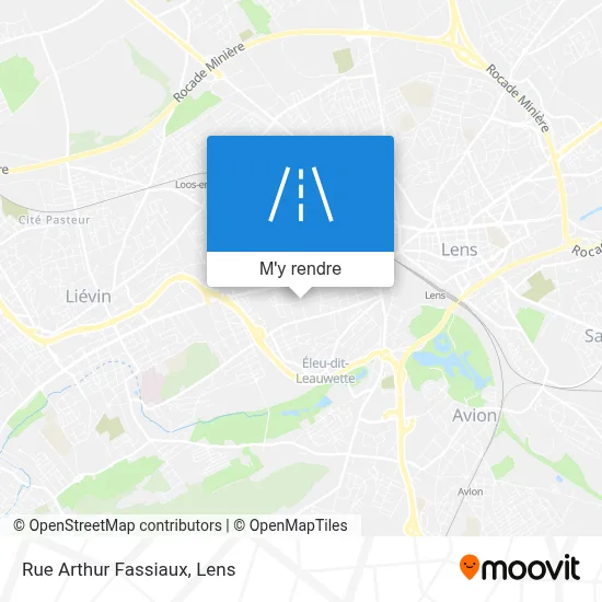 Rue Arthur Fassiaux plan