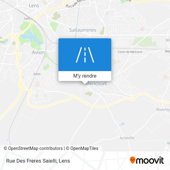 Rue Des Freres Saielli plan