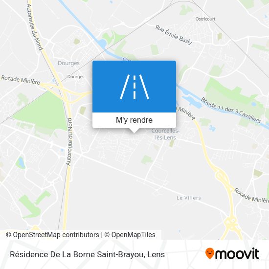 Résidence De La Borne Saint-Brayou plan