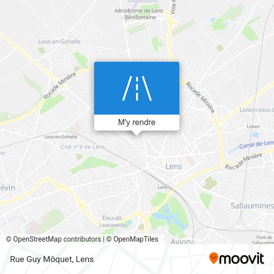 Rue Guy Môquet plan