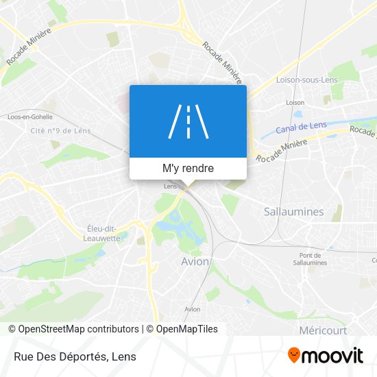 Rue Des Déportés plan