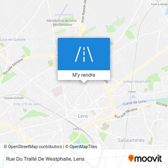 Rue Du Traîté De Westphalie plan