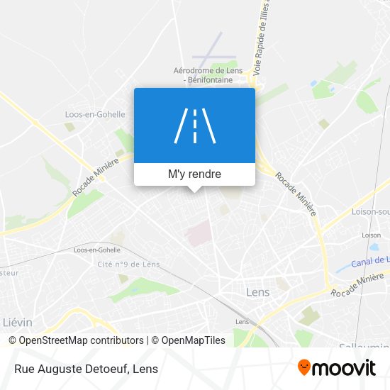 Rue Auguste Detoeuf plan