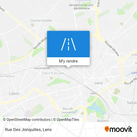 Rue Des Jonquilles plan